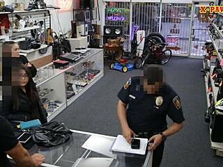 Couple bitches TRY TO STEAL and get SLAMMED in hidden cam pov blowjob!