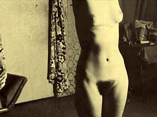 Feel the passion in my secret life of vintage lesbian bondage