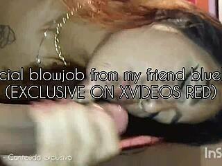 Fucking my friend in interracial amateur encounter.