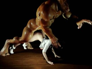 Minotaur in 3D hentai anime