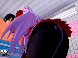 Zero Two Performs Intense Blowjob In Hentai Scene