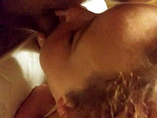 Hot milf jitterbug loves big cocks! 😍 She sucks them eagerly. 💦