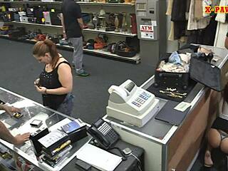 Big Ass Latina Officer Gets Fucked by Pawn Guy in Office