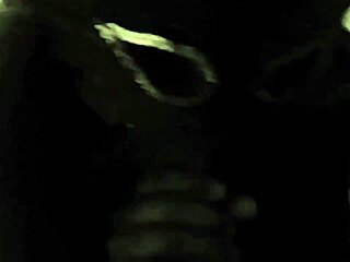 Sloppybecky sucks big black dick in bathroom with handjob and blowjob