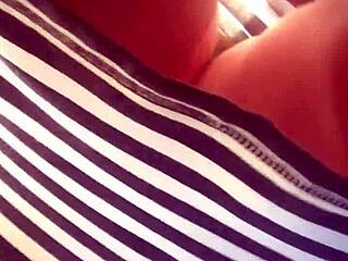 Yo, caught this sneaky bus upskirt moment, wanna see? 😜