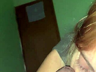 Lady Receives Cum In Mouth