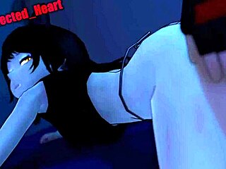 Sun and Blake in Anime Ass Scene