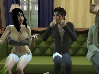 hey, did kurenai yuhi's wife get banged by students in naruto hentai episodio 77?