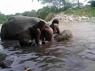 Just a Quick Escape for Colombian Lesbian Fun