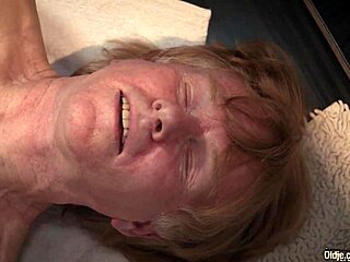 old grandpa caught innocent young brunette sucking and fucking in bathroom until cum in mouth