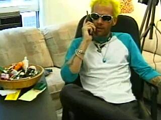 Amazing vintage blowjob with tattooed punk