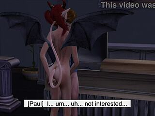 Succubus Seduces Pure Married Bride In Sims 4 For Adulterous Cheating