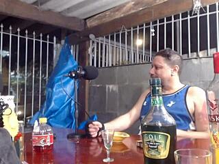 dany rio official gave a live blowjob on the podcast for 50 reais, making everyone uncomfortable!