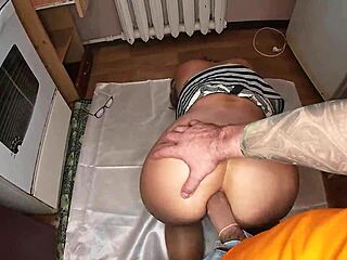 Sexy Mature Woman's Bare Ass Prepares for Anal Sex in Homemade Taboo Scene.