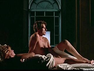 Chloe Webb's big tits and nude body in retro group anal fun 😏