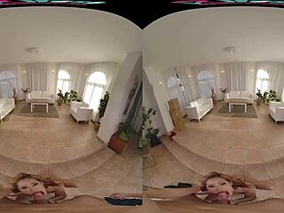 The sexy latina veronica leal starts with blowjob then rides in cowgirl before anal assfucking and bent over action