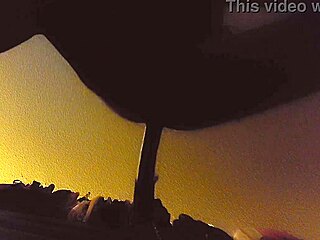 Janna Love fucks crossdresser with 11-inch dildo.