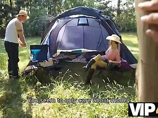 vip4k bet in forest turned into wild ride with czech teen