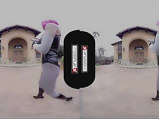 i love getting my juicy pussy penetrated in dino crisis cosplay vr as anna bell peaks