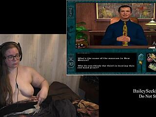 Naked scarlet hand play gets wild 😈