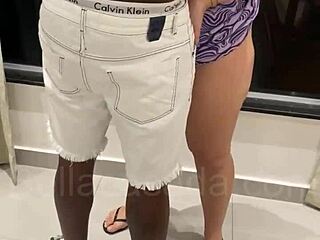 Bella's Big Ass and Natural Tits in Interracial Cuckold Fuck