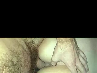 young husband pounds slutty married latina brunette hard without condom in close-up bent over doggystyle amateurs