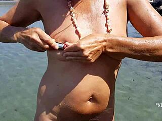 nippleringlover hot pissing nude beach pierced pussy wide open huge pierced nipples