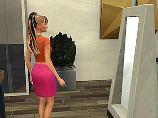 Asian Stepdaughter And Stepdad Interact When Mother Is At Work; Stepdad Catches The Stepdaughter Relaxing