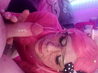 this femboy sucks and swallows two big loads