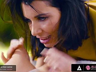 While waiting for their masseuse, Ivy Lebelle and Silvia Saige dive into rimjob and cunilingus fucking each other