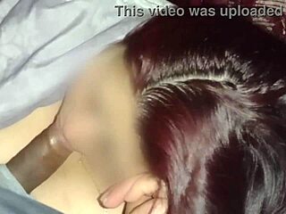 Sucking Neighbor's Cock While Watching Movies!