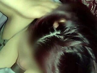 Sucking Neighbor's Cock While Watching Movies!