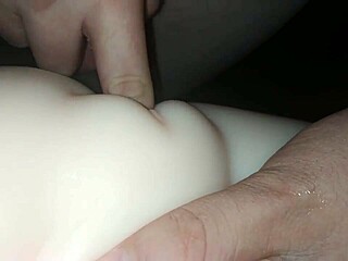a close-up of a cute teen's pussy inviting some fucking
