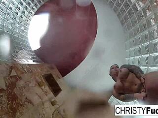 Hot Shower Fun with Christy Dahlia
