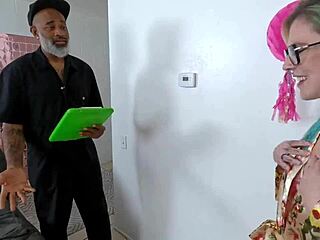 i'm horny and teasing with my big cock in lingerie, bent over for doggystyle