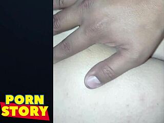 chico gets so excited watching his wife, feeling the thrill of her curves.