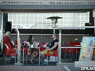 Frida Sante teases old daddy whore on villa rooftop for hardcore fucking scene by Only 3X Network