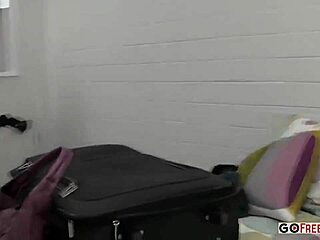 Brunette babe feels intense pleasure in POV sex with white guy.