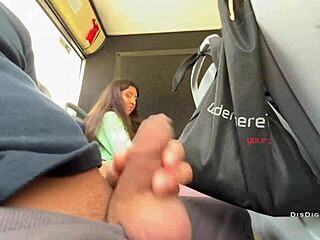 Stranger Girl Sucks My Cock in Crowded Public Bus!