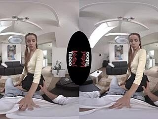 I indulge in virtual taboo family sins with handjobs and blowjobs in pov