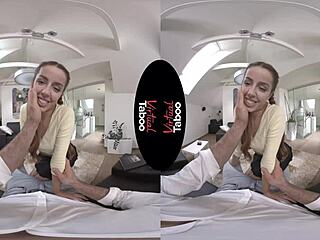 I indulge in virtual taboo family sins with handjobs and blowjobs in pov