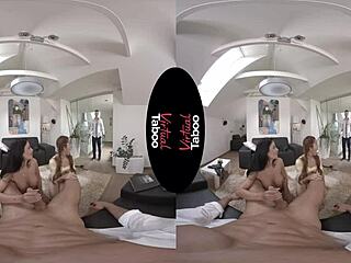 I indulge in virtual taboo family sins with handjobs and blowjobs in pov