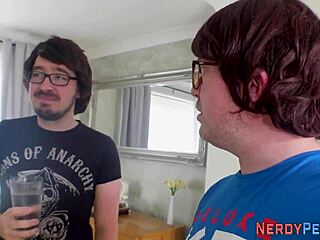 British amateur tricked into sucking Leeds nerds' cocks