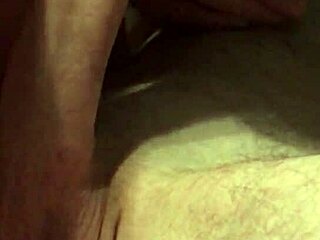 the fat slut eagerly sucks a cock