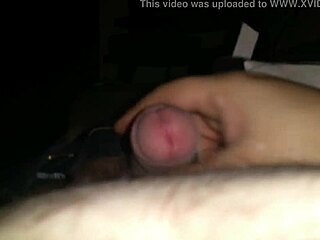 Man worships woman's feet in fetish shoefuck session, leading to intense cumshot on soles