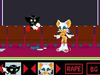 Boss monster cock on big tits lesbian