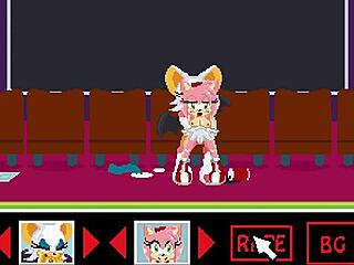 Boss monster cock on big tits lesbian