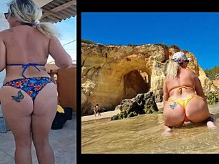 Lisa Aranha performs on the stairs