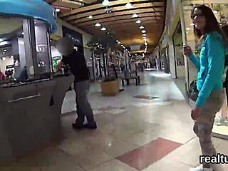 Glamorous Czech Cutie Is Teased In The Mall And Rode In Pov