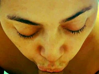 Mexican prostitute gives blowjob for money